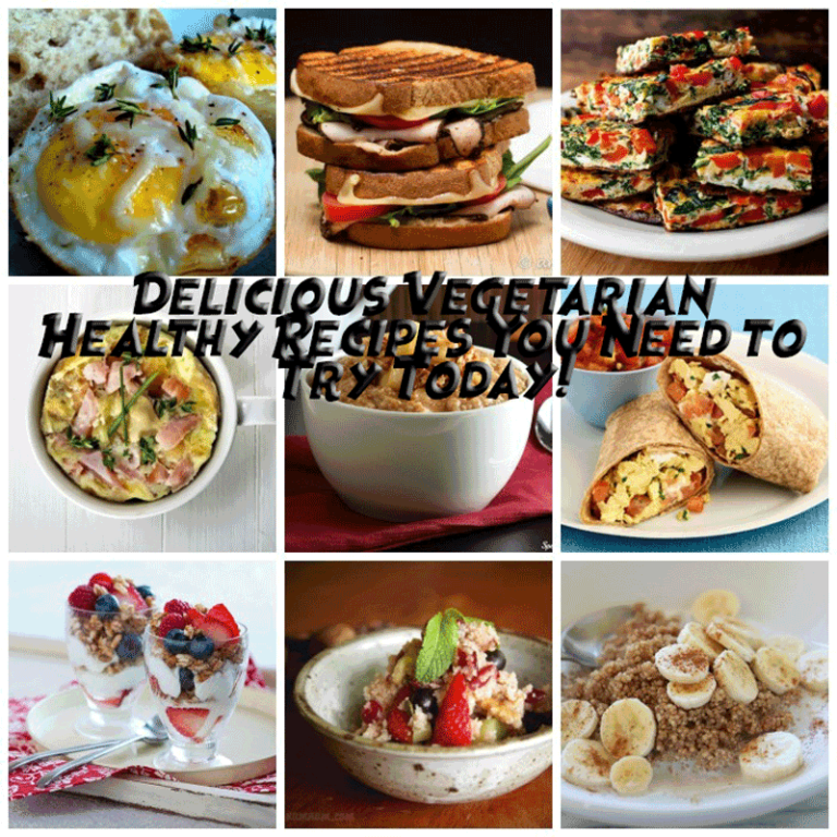 Delicious Vegetarian Healthy Recipes You Need to Try Today!