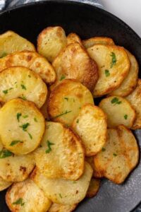 Air Fryer Sliced Potatoes