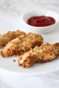 Air Fryer Cashew Crusted Chicken