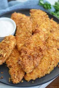 Air Fryer Chicken Tenders with Cornflakes