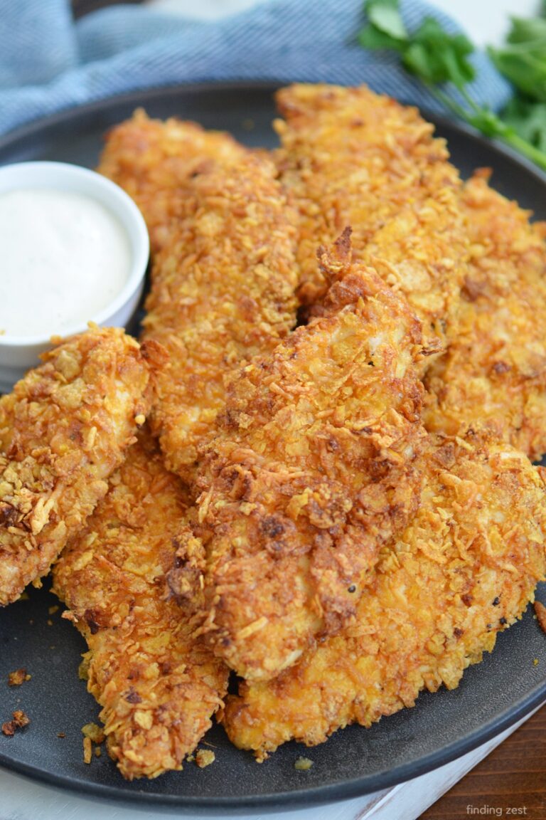 Air Fryer Chicken Tenders with Cornflakes
